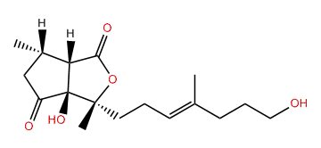 (1R,4R,5R)-5-Hydroxy-4-[(E)-7-hydroxy-4-methylhept-3-enyl]4,8-dimethyl-3-oxabicyclo[3.3.0]octan-7-en-2,6-dione
